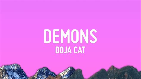 demon lyrics|demon lyrics doja cat.